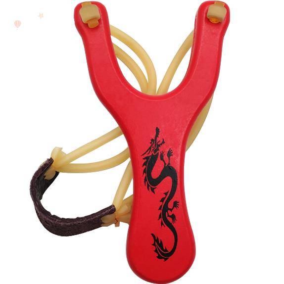 Red Chinese dragon slingshot